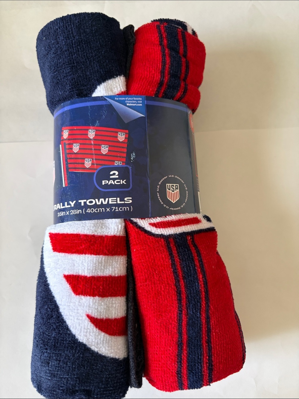 USA Rally Hand Towels 2-Pack – Navy & Red